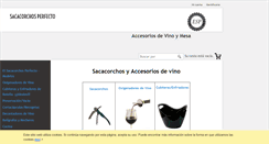 Desktop Screenshot of elsacacorchosperfecto.com